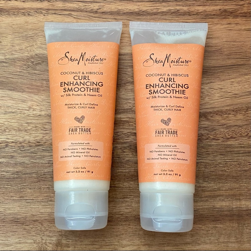 Shea Moisture Curl Enhancing Smoothie Coconut Hibiscus - thick curly hair bundle
